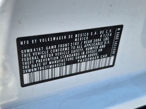 New 2026 Volkswagen Jetta Sport FWD image 10