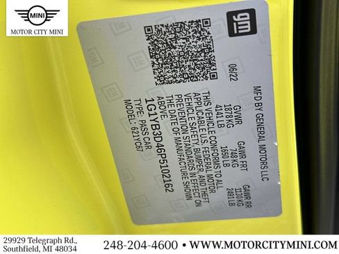 Used 2023 Chevrolet Corvette Stingray Preferred Conv w/ Z51 Performance Package RWD image 23