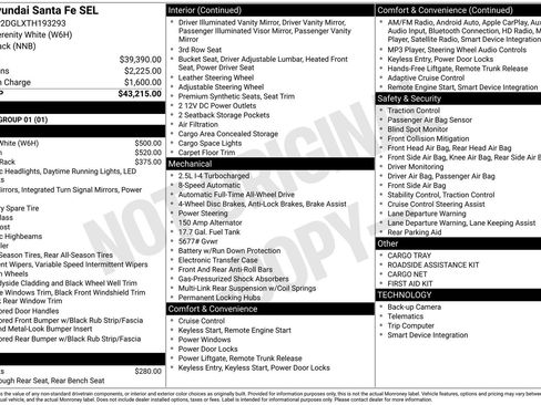 New 2026 Hyundai Santa Fe SEL AWD/4WD image 10