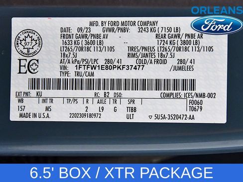Used 2023 Ford F150 XLT w/ XTR Package AWD/4WD image 16