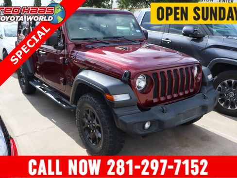 Used 2022 Jeep Wrangler Unlimited Sport w/ Sun And Sound Package AWD/4WD image 1