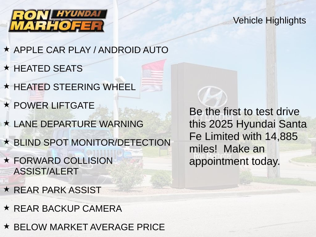 Used 2025 Hyundai Santa Fe Limited FWD image 2