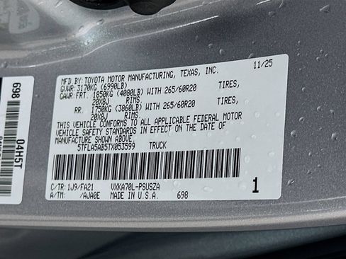 Used 2026 Toyota Tundra SR5 w/ SX Package RWD image 32