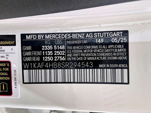 New 2025 Mercedes-Benz C 300 4MATIC Sedan image 18