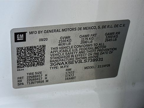 Used 2020 Chevrolet Equinox LS w/ LS Convenience Package image 12