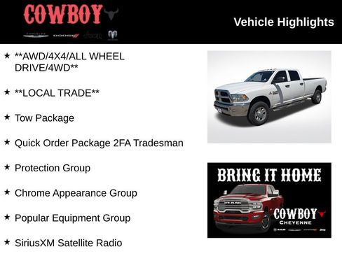 Used 2018 RAM 2500 Tradesman w/ Chrome Appearance Group AWD/4WD image 2