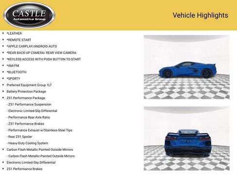 Used 2023 Chevrolet Corvette Stingray Coupe w/ Z51 Performance Package image 3