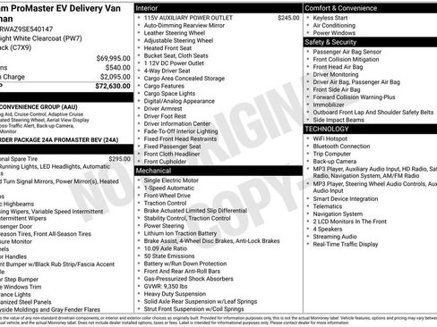 Used 2025 RAM ProMaster 3500 FWD image 7