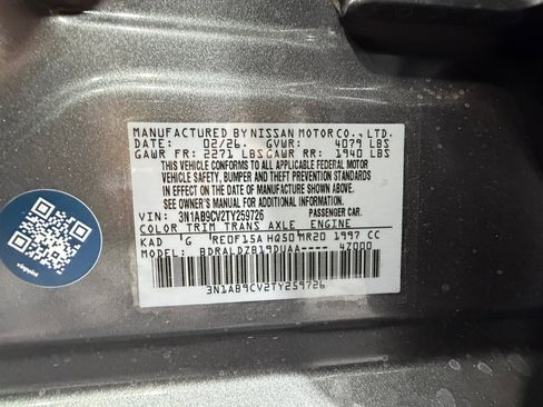 New 2026 Nissan Sentra SV w/ Floor Mat Package FWD image 25
