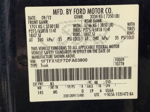 Used 2013 Ford F150 XLT w/ Luxury Equipment Group image 32