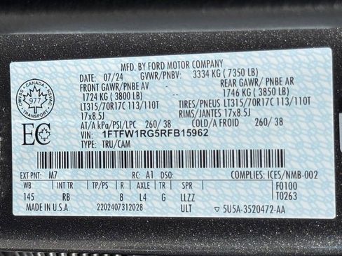 Used 2024 Ford F150 Raptor AWD/4WD image 36
