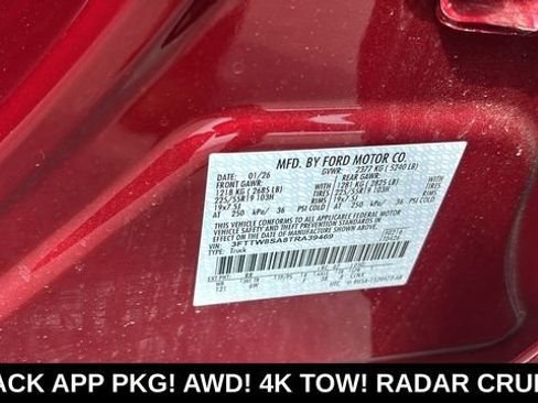 New 2026 Ford Maverick Lariat w/ Black Appearance Package AWD/4WD image 35