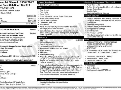 Used 2022 Chevrolet Silverado 1500 LT Trail Boss w/ Bed Protection Package AWD/4WD image 27