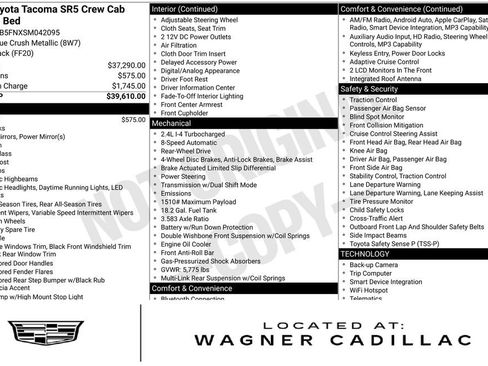 Used 2025 Toyota Tacoma SR5 RWD image 1
