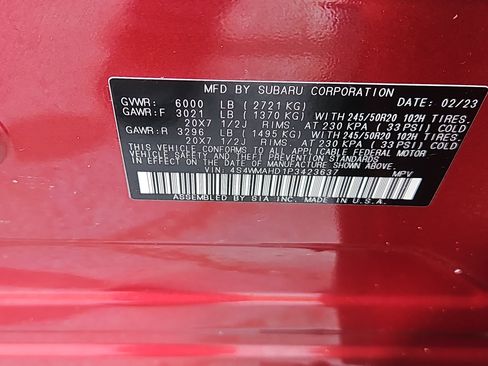 Used 2023 Subaru Ascent Onyx Edition image 7