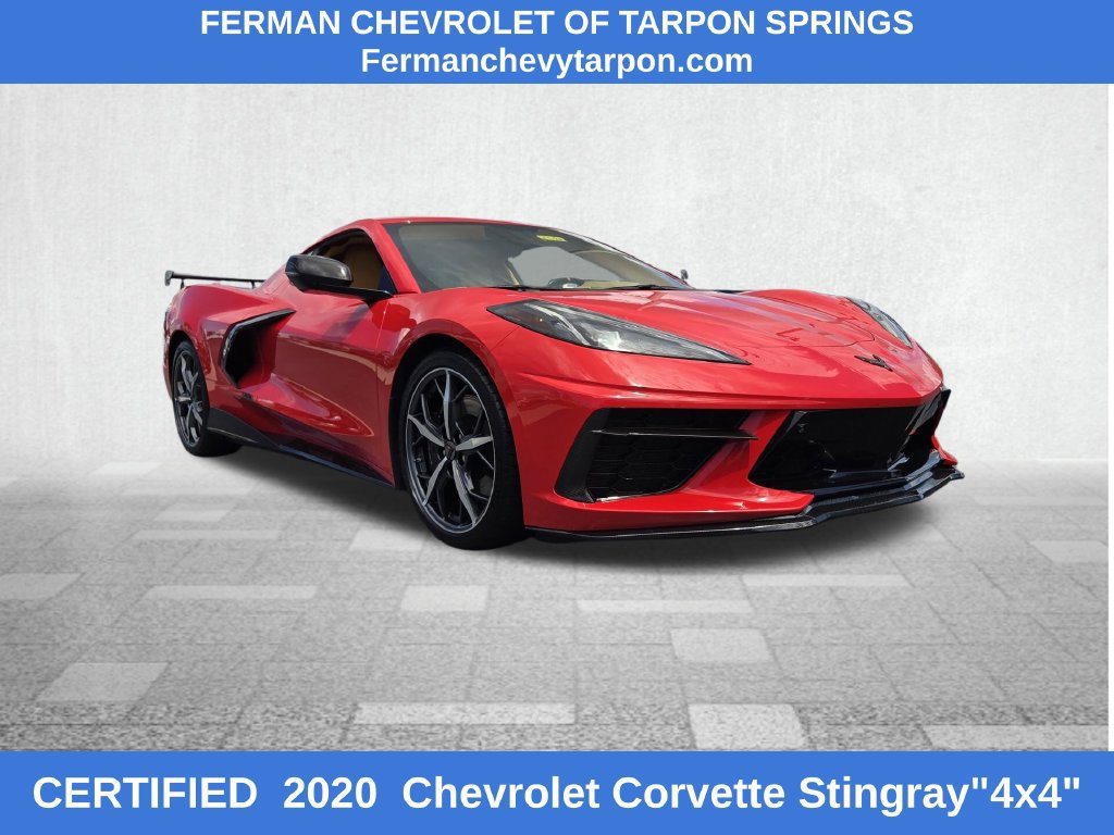 Certified 2020 Chevrolet Corvette Stingray Premium Cpe w/ 3LT Preferred Equipment Group RWD image 1