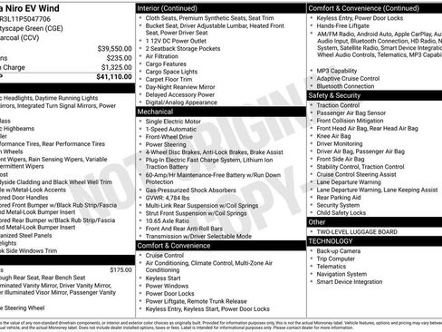 Certified 2023 Kia Niro Wind FWD image 42