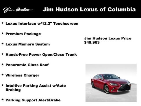 Used 2025 Lexus ES 350 w/ Premium Package FWD image 3