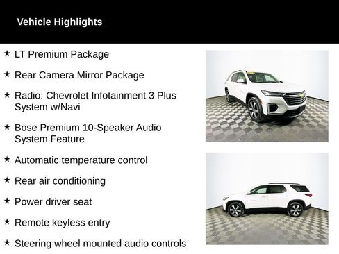 Used 2023 Chevrolet Traverse LT w/ LT Premium Package image 2