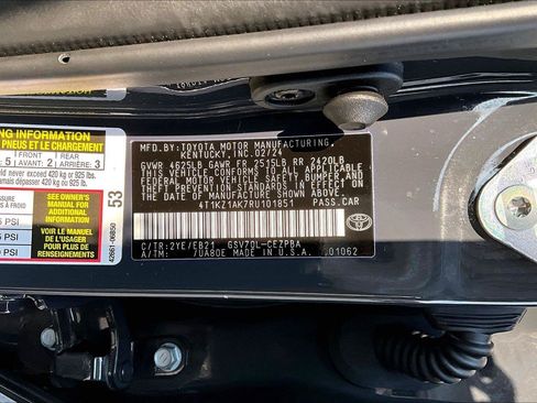 Used 2024 Toyota Camry TRD w/ TRD Package w/JBL Audio FWD image 19
