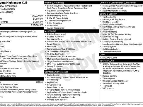 Used 2023 Toyota Highlander XLE FWD image 6