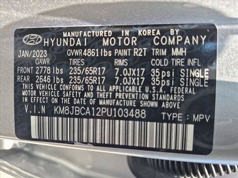 Used 2023 Hyundai Tucson Blue AWD/4WD image 24