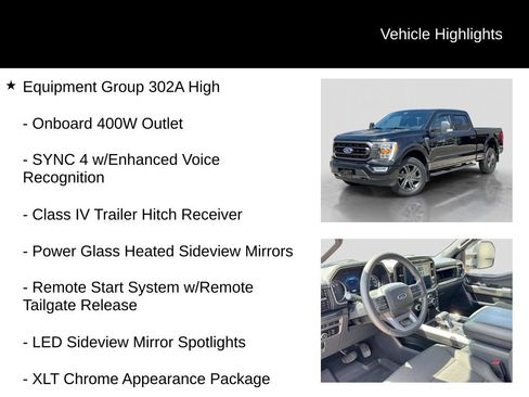 Used 2022 Ford F150 XLT w/ Equipment Group 302A High AWD/4WD image 6