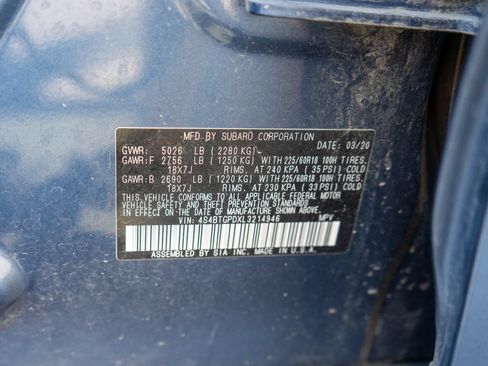 Used 2020 Subaru Outback Touring XT AWD/4WD image 28