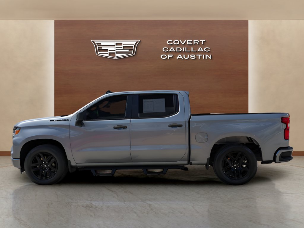 Used 2023 Chevrolet Silverado 1500 Custom w/ LPO, Dark Essentials Package RWD image 2