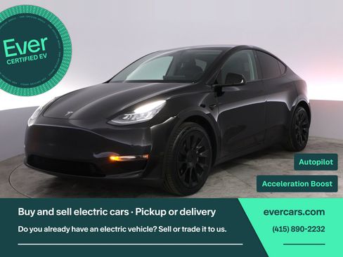 Used 2021 Tesla Model Y Long Range AWD/4WD image 1