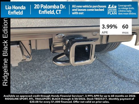 New 2026 Honda Ridgeline Black Edition image 7