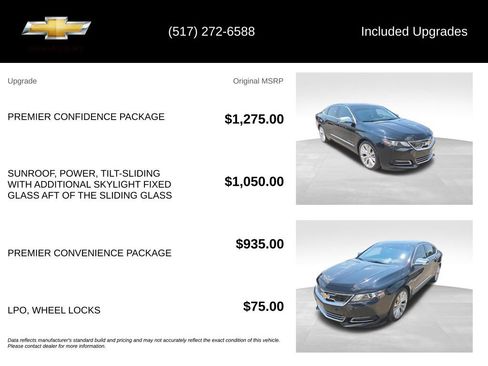 Used 2019 Chevrolet Impala Premier w/ Premier Confidence Package FWD image 5