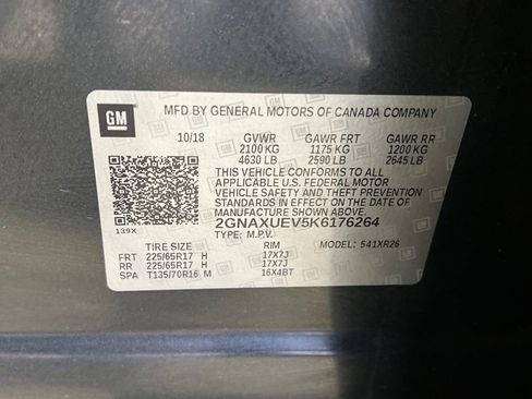 Used 2019 Chevrolet Equinox LT AWD/4WD image 45