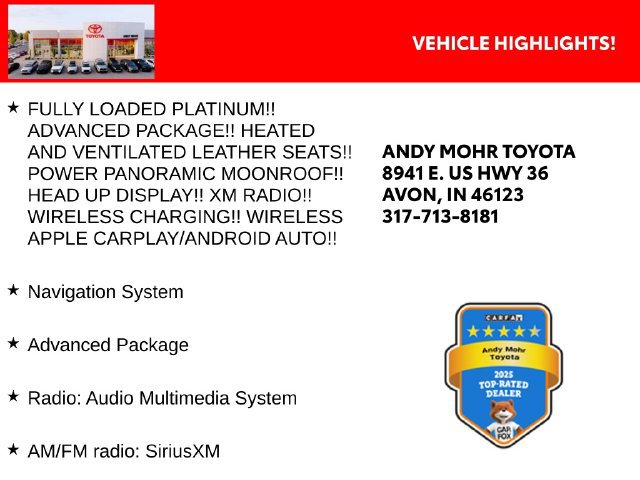 Used 2022 Toyota Tundra Platinum w/ Advanced Package AWD/4WD image 2