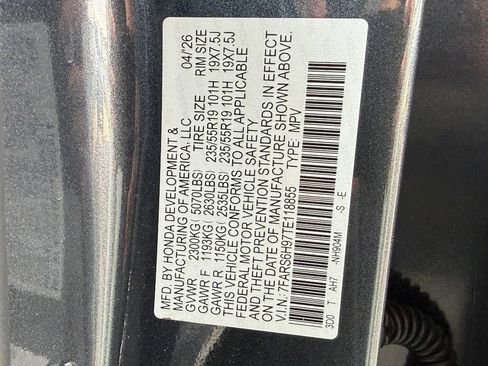 Certified 2026 Honda CR-V Sport Touring image 30