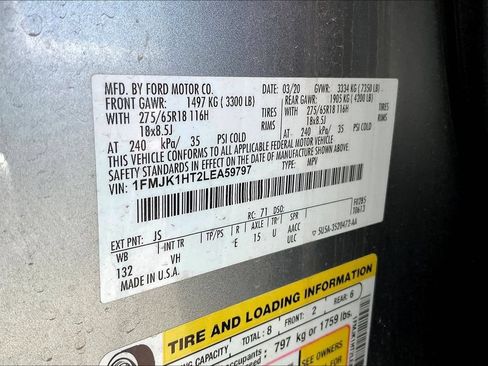 Used 2020 Ford Expedition Max XLT w/ Equipment Group 202A RWD image 32