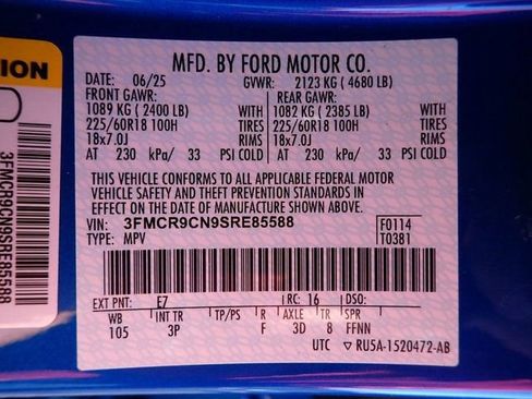 Certified 2025 Ford Bronco Sport Outer Banks w/ Outer Banks Tech Package+ AWD/4WD image 23