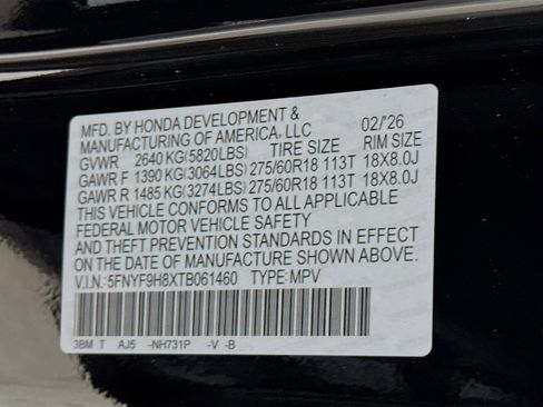 New 2026 Honda Passport TrailSport Elite image 40