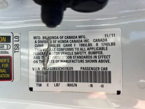 Used 2012 Honda Civic LX image 17