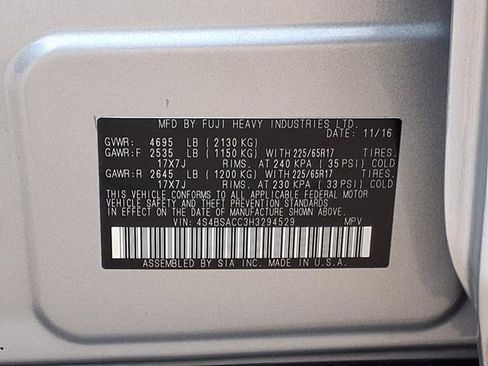 Used 2017 Subaru Outback 2.5i Premium AWD/4WD image 9
