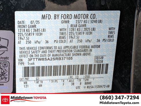 Used 2025 Ford Maverick Lariat w/ 4K Tow Package AWD/4WD image 40