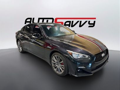 Used 2024 INFINITI Q50 Red Sport 400 w/ Black Opal Edition
