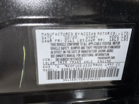 Used 2022 Nissan Sentra SV w/ Electronics Package FWD image 36