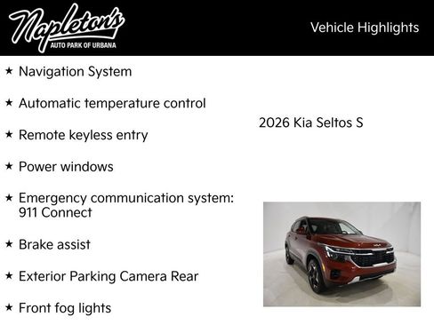 New 2026 Kia Seltos S AWD/4WD image 15