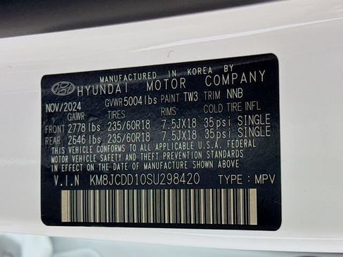 Certified 2025 Hyundai Tucson SEL AWD/4WD image 34