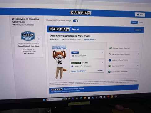 Used 2018 Chevrolet Colorado W/T AWD/4WD image 13