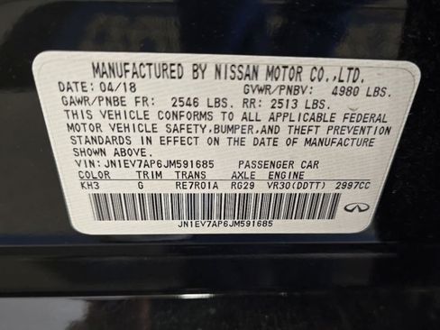 Used 2018 INFINITI Q50 Sport w/ Cargo Package (L95) RWD image 6