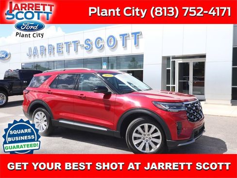 Certified 2025 Ford Explorer Platinum w/ LUX Leather Package AWD/4WD image 1
