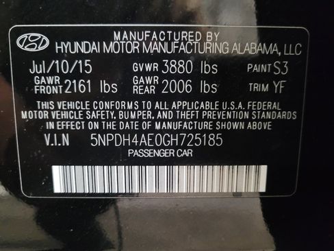 Used 2016 Hyundai Elantra Value Edition FWD image 33
