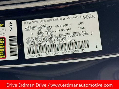 Certified 2025 Toyota Tacoma SR image 30